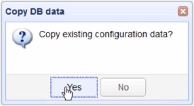 copy existin mft server configuration data yes