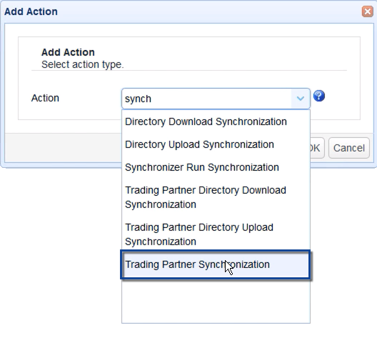 copy data from azure to s3 - trading partner synchronization action