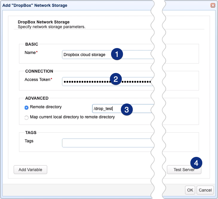 how to use dropbox as cloud storage for your mft server - 05