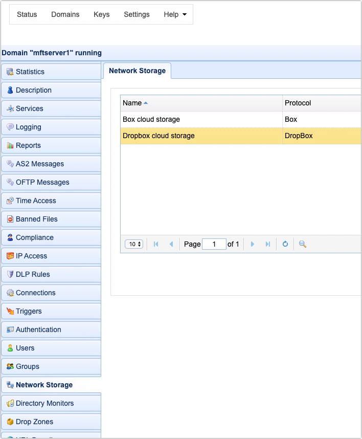 how to use dropbox as cloud storage for your mft server - 06