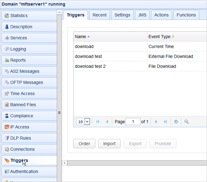 same triggers new mft server