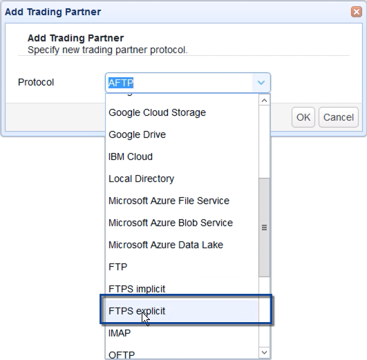 sync remote ftp to s3 - select ftps trading partner